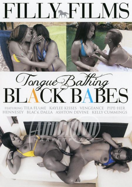 Tongue Bathing Black Babes (2018) Black, Filly Films