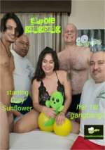 Lucy Sunflower 1st Gangbang with Facials